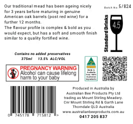 Aged Traditional Mead
